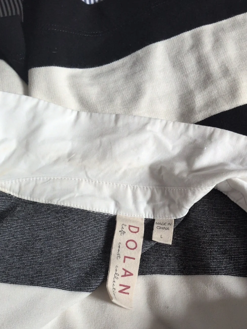 dolan Black and White Stripes Sweater - Picture 6 of 9